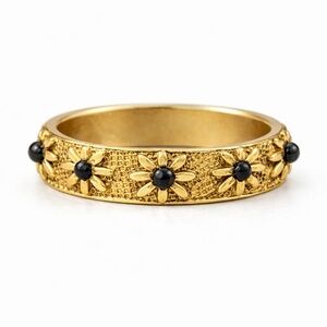 Elegant Gold and Black antique ring size 6